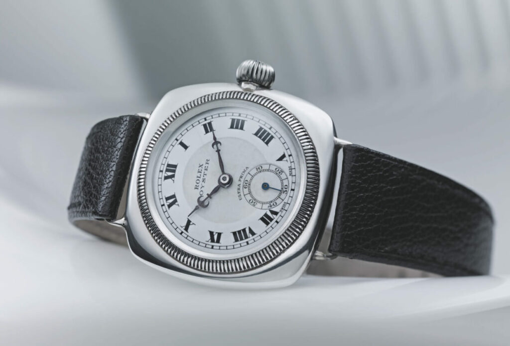 Die erste wasserdichte Armbanduhr: Rolex Oyster von 1926